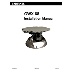 Garmin GWX 68 Installation Manual 190-00286-01
