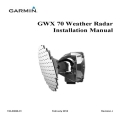 Garmin GWX 70 Weather Radar Installation Manual 190-00829-01_v18