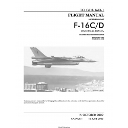 Lockheed Martin HAF-F16C-D Flight Manual T.O. GRIF-16CJ-1