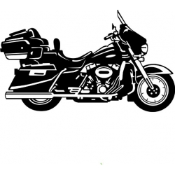 2007 Harley CVO Motorcycle Vinyl Sticker/Decal 12" wide by 7" high!