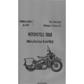 Harley-Davidson Model WLA Technical Manual TM 9-879