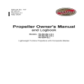 Hartzell HC-E Propeller Owner's Manual and Logbook 61-00-47_v24