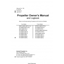 Hartzell Propeller Owner's Manual and Logbook No. 168 61-00-68_v17
