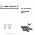 Troy-Bilt Models 12068 thru 12090C PTO Horse Tiller Parts Catalog 1996