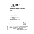 Rolls Royce HS.125 Viper 522 Engine Maintenance Manual Volume 3 MM-125-522