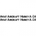 Aviat Aircraft Husky A-1A Decal/Sticker 1 3/4''high x 28 3/4''wide!