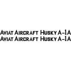 Aviat Aircraft Husky A-1A Decal/Sticker 1 3/4''high x 28 3/4''wide!