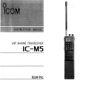 ICOM IC-M5 VHF Marine Transceiver Instruction Manual