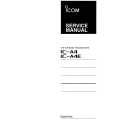 Icom IC-A4, IC-A4E Service Manual 