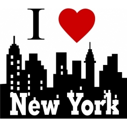 I Love New York! Sticker/ Decals!