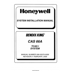Bendix King System Installation Manual CAS 66A TCAS I System 006-05370-0009