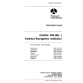 Rockwell International Collins VNI-80 Vertical Navigation Indicator Instruction Book 523-0771517-00211A