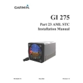 Garmin GI 275 Part 23 AML STC Installation Manual 190-02246-10_v2022