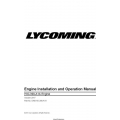 Lycoming HIO-390-AIA Engine Installation and Operation Manual IOM-HIO-390-A1A
