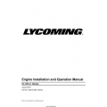 Lycoming IO-390-C Series Engine Installation and Operation Manual IOM-IO-390-C