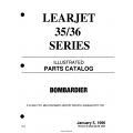 Learjet 35-36 Series Bombardier Illustrated Parts Catalog IPB-99