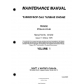 Pratt & Whitney Model PT6A-21-27-28 TurboProp Gas Turbine Engine Maintenance Manual 3013242