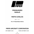 Piper PA-31P Pressurized Navajo Parts Catalog 753-769_v2009