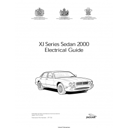 Jaguar XJ Series Sedan 2000 Electrical Guide JTP 720