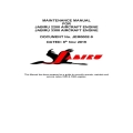 Jabiru 2200, 3300 Aircraft Engine Maintenance Manual JEM0002-9