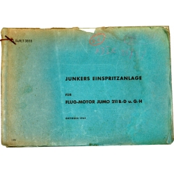 Junkers Einspritzanlage Flug-Motor Jumo 211B/D u. G/H