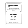 Bendix King KA 134 Audio Panel Installation/Maintenance Manual 006-00159-0002