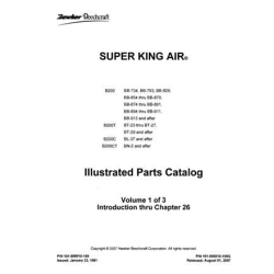 Beechcraft Super King Air B200 Series Illustrated Parts Catalog 101-590010-159G