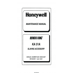 Bendix King KA 51A KA-51A SLAVING ACCESSORY Maintenance Manual 	006-15626-0007 v2001