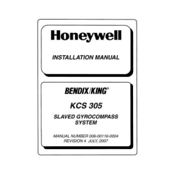 Bendix King KCS 305 Slaved Gyrocompass System Installation Manual 006-00116-0004