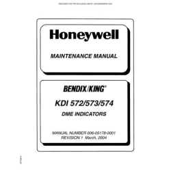 Bendix King KDI 572/573/574 DME Indicators Maintenance Manual 006-05178-0001