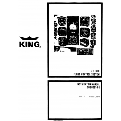 King KFC 300 Flight Control System Installation Manual 006-0091-01