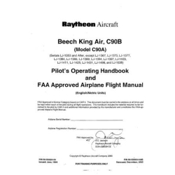 Beech King Air C90 Supplemental Operational Data