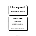 Bendix King KG 102A KG-102A Directional Gyro Maintenance Manual 006-15623-0007