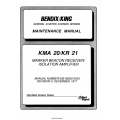 Bendix King KMA 20/KR 21 Marker Beacon Receiver Isolation Amplifier Maintenance Manual 006-05030-0003