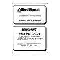Bendix King KMA 24H-70/71 Audio Selector Panel and Interphone System Installation Manual 006-00586-0002