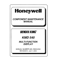 Bendix King KMD 540 Multi Function Display Component Maintenance Manual 006-15608-0004