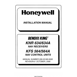 Bendix King KX 170B/KX 175B VHF NAV/COM Transceivers Installation Manual 006-00188-0008