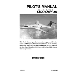 Learjet 45 Pilot's Manual PM-126A