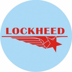 Lockheed Yoke Aircraft Decal,Sticker 3''diameter!