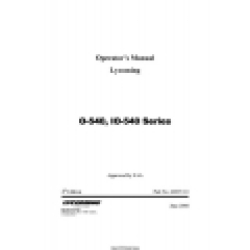 Lycoming O-540, IO-54O Series Operator's Manual 2006 Part # 60297-10-3