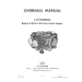 Lycoming Models 0-320 & 0-340 Series Aircraft Engines Overhaul Manual 60298-4