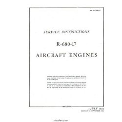Lycoming R-680-17 Aircraft Engines Service Instructions 1944 AN 02-15AC-2