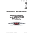 Continental IO-520-B, BA, BB, C, CB, M, MB Permold Series Engine Maintenance Manual M-11_v2013