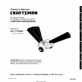 Craftsman Chipper-Shredder Model # 247.775860 Owner's Manual