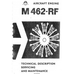 Avia M462-RF Aircraft Engine Technical Description Servicing and Maintenance