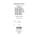 Walter Models M601 Series Maintenance Manual 0982302