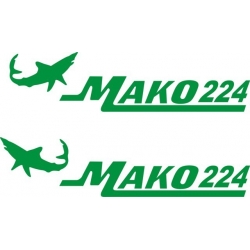 Mako 224 Boat Logo,Decals!