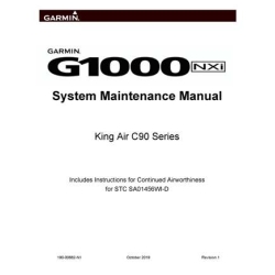 Garmin G1000 NXi King Air C90 Series System Maintenance Manual 190-00682-N1