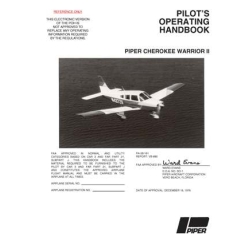 Piper Cherokee Warrior II PA-28-161 Pilot's Operating Handbook VB-880