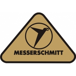 Messerschmitt Aircraft Decal,Sticker 2''high x 3''wide!